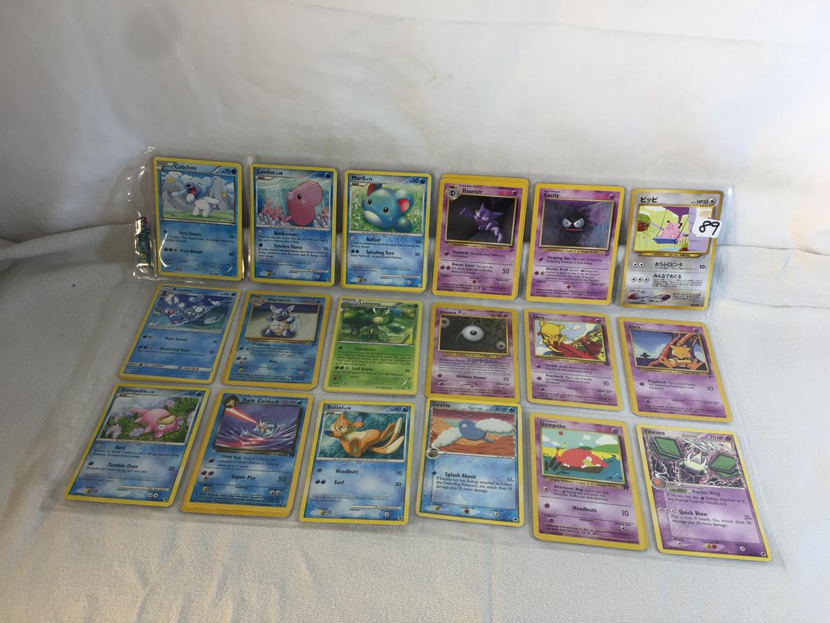 Lot of 18 Pcs Collector Modern Assorted Pokemon Trading Assorted Game Cards - See Pictures