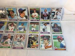 Lot of 18 Pcs Collector Vintage  MLB Baseball  Sport Trading Assorted Cards & Players - See Photos