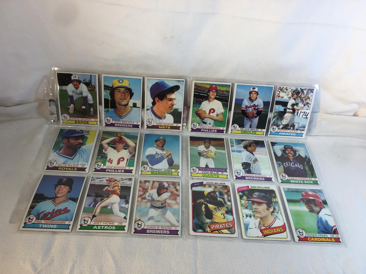 Lot of 18 Pcs Collector Vintage  MLB Baseball  Sport Trading Assorted Cards & Players - See Photos