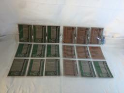 Lot of 18 Pcs Collector Vintage  MLB Baseball  Sport Trading Assorted Cards & Players - See Photos