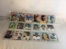 Lot of 18 Pcs Collector Vintage  MLB Baseball  Sport Trading Assorted Cards & Players - See Photos