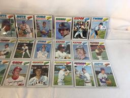 Lot of 18 Pcs Collector Vintage  MLB Baseball  Sport Trading Assorted Cards & Players - See Photos