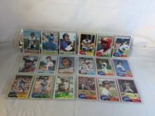 Lot of 18 Pcs Collector Vintage  MLB Baseball  Sport Trading Assorted Cards & Players - See Photos