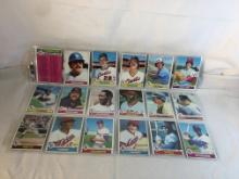 Lot of 18 Pcs Collector Vintage  MLB Baseball  Sport Trading Assorted Cards & Players - See Photos