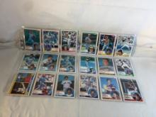 Lot of 18 Pcs Collector Vintage  MLB Baseball  Sport Trading Assorted Cards & Players - See Photos