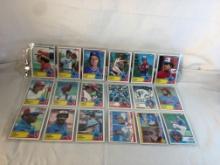 Lot of 18 Pcs Collector Vintage  MLB Baseball  Sport Trading Assorted Cards & Players - See Photos