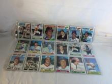 Lot of 18 Pcs Collector Vintage  MLB Baseball  Sport Trading Assorted Cards & Players - See Photos