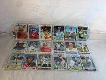 Lot of 18 Pcs Collector Vintage  MLB Baseball  Sport Trading Assorted Cards & Players - See Photos