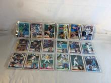 Lot of 18 Pcs Collector Vintage  MLB Baseball  Sport Trading Assorted Cards & Players - See Photos