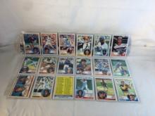 Lot of 18 Pcs Collector Vintage  MLB Baseball  Sport Trading Assorted Cards & Players - See Photos