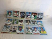 Lot of 18 Pcs Collector Vintage  MLB Baseball  Sport Trading Assorted Cards & Players - See Photos