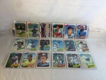 Lot of 18 Pcs Collector Vintage  MLB Baseball  Sport Trading Assorted Cards & Players - See Photos