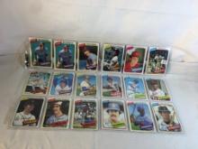 Lot of 18 Pcs Collector Vintage  MLB Baseball  Sport Trading Assorted Cards & Players - See Photos