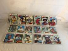 Lot of 18 Pcs Collector Vintage  MLB Baseball  Sport Trading Assorted Cards & Players - See Photos