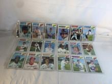 Lot of 18 Pcs Collector Vintage  MLB Baseball  Sport Trading Assorted Cards & Players - See Photos