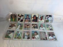 Lot of 18 Pcs Collector Vintage  MLB Baseball  Sport Trading Assorted Cards & Players - See Photos