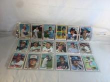 Lot of 18 Pcs Collector Vintage  MLB Baseball  Sport Trading Assorted Cards & Players - See Photos