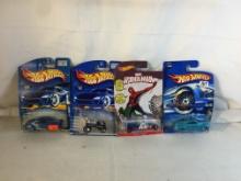 Lot of 4 Pcs Collector New in Package Hot wheels Mattel 1/64 DieCast Meta Cars - See Pictures