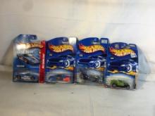 Lot of 4 Pcs Collector New in Package Hot wheels Mattel 1/64 DieCast Meta Cars - See Pictures