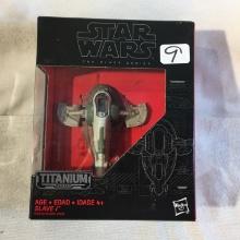 NIB Collector Star Wars The Black Series Titanium Series Slave I' #10 Box Size: 5x4"