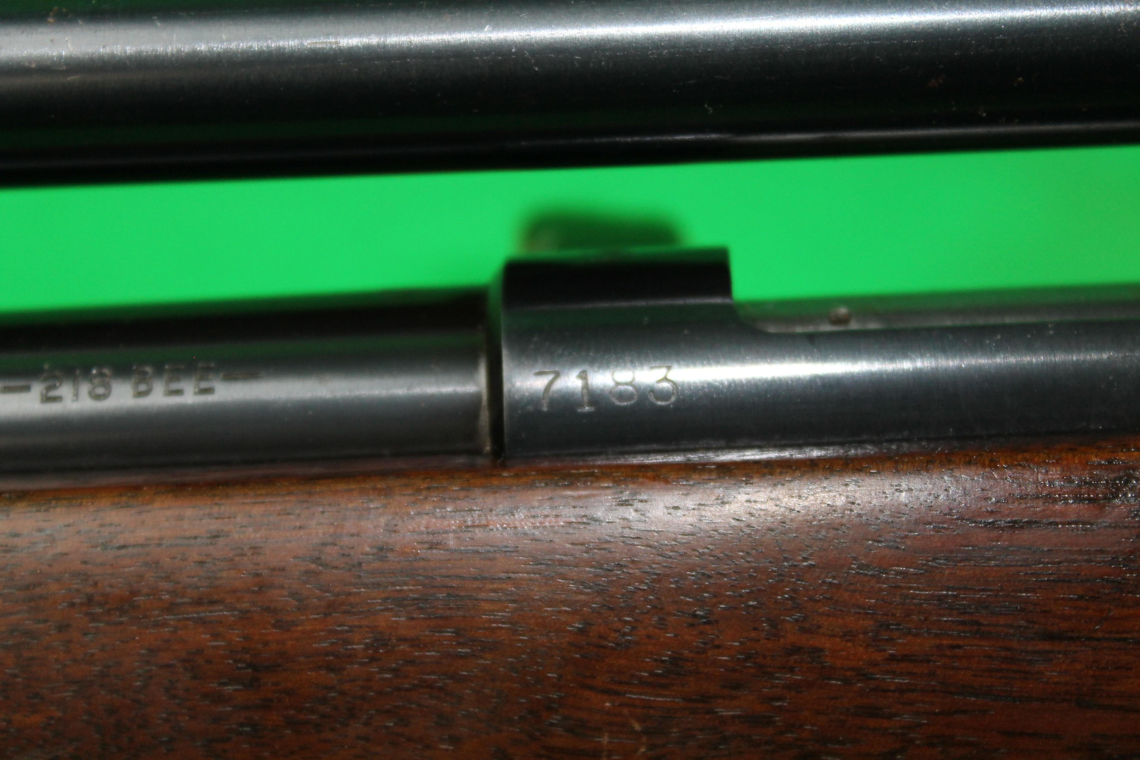 Winchester 43 218 Bee With weaver J4 Scope