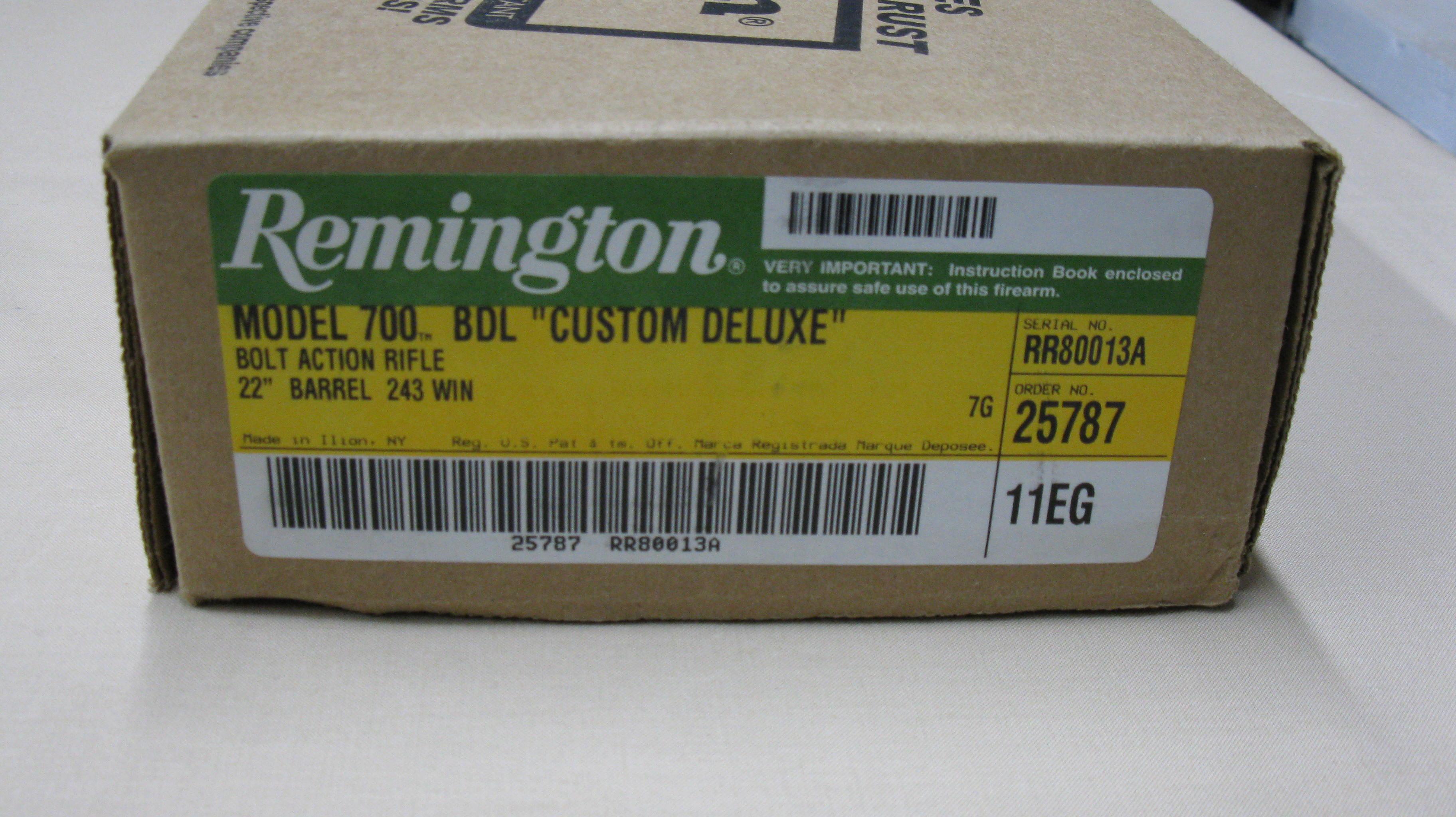 Remington, 700 BDL Custom Deluxe, 243 Win