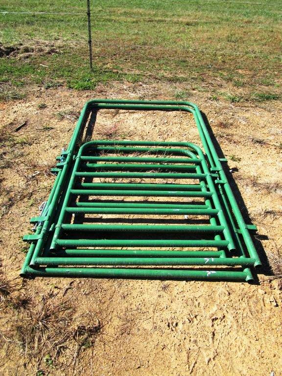 4' X 8' PAINTED ALLEY FRAME W/ GATE