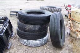 11R24.5 TRUCK TIRES (4)