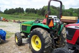 JOHN DEERE 4600 TRACTOR, HOURS SHOWING: 4202, 4WD, VIN: LV4600P160060