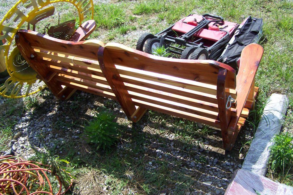 RED CEDAR AMISH BUILT SWING