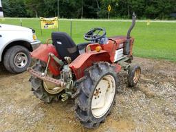 YANMAR 1601 TRACTOR, HOURS SHOWING: 873, RUNS AND DRIVES, S: 111601-00702