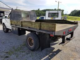 1997 FORD FLATBED TRUCK, F450, 5 SPEED, 2WD, 11' BED, APPROX 225,000 MILES,