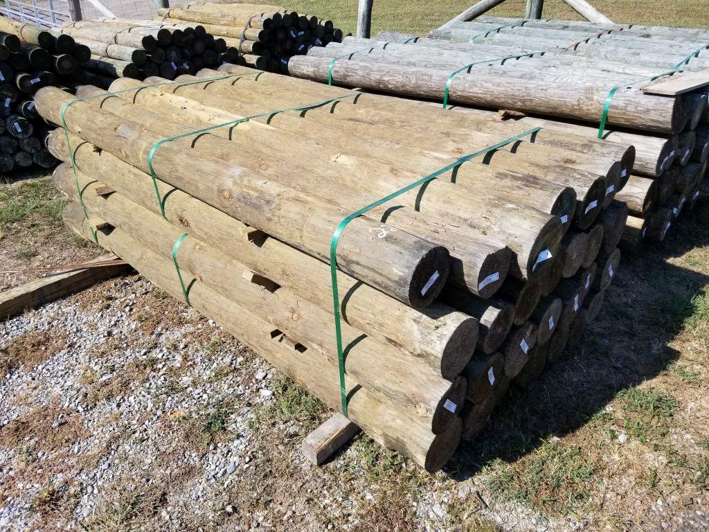 6 X 8 TREATED WOOD POSTS (28)