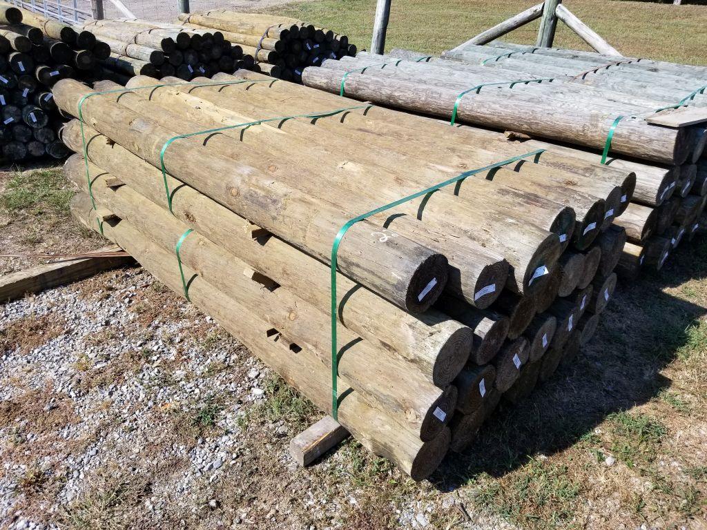 6 X 8 TREATED WOOD POSTS (28)