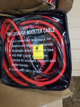 NEW 20' X 4 GAUGE JUMPER CABLES