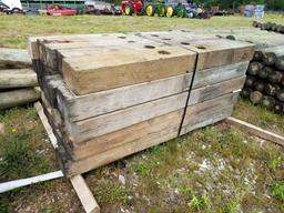 6" X 8" X 6' WOOD POSTS (25)