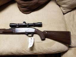 REMINGTON NYLON 66 SEMI AUTOMATIC 22 CALIBER RIFLE W/ SCOPE