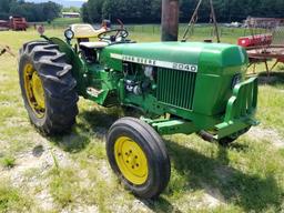 JOHN DEERE 2040 TRACTOR, HOURS SHOWING: 1793, RUNS AND DRIVES, S: 225203 NE