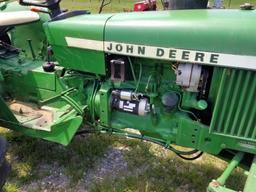 JOHN DEERE 2040 TRACTOR, HOURS SHOWING: 1793, RUNS AND DRIVES, S: 225203 NE