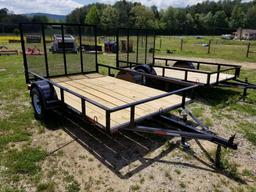 2021 CLAYS 6X10 TRAILER, BUMPER PULL, 4' RAMP TAILGATE, S: 55JBU1011MT00069