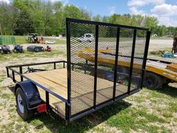 2021 CLAYS 6X10 TRAILER, BUMPER PULL, 4' RAMP TAILGATE, S: 55JBU1011MT00069