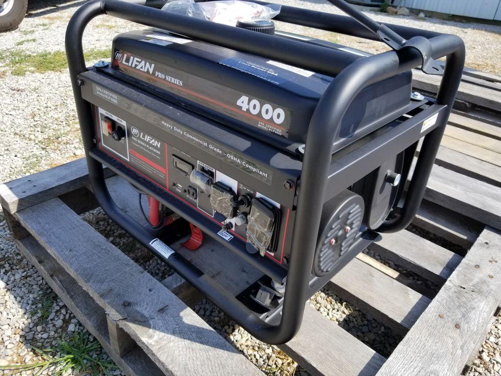 NEW LIFAN PRO SERIES 4000 RENTAL/CONTRACTOR MODEL GENERATOR