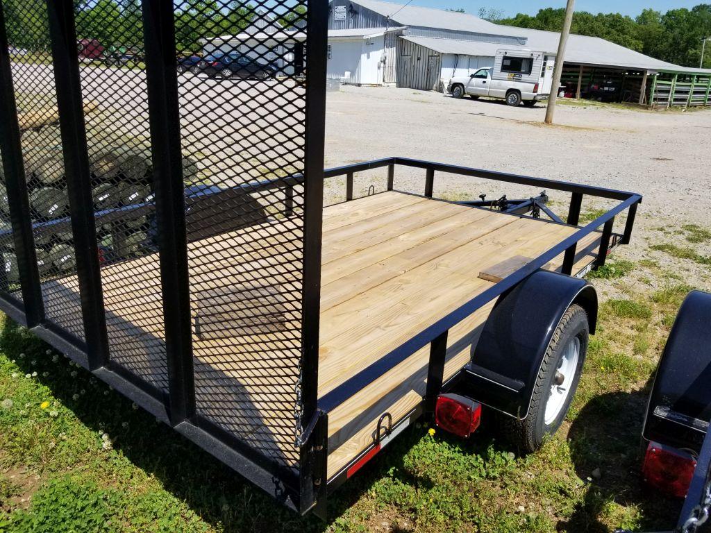 NEW 2022 CLAYS 6X10 TRAILER WITH 4' RAMP TAILGATE, 2990 LBS CAP, SINGLE AXL