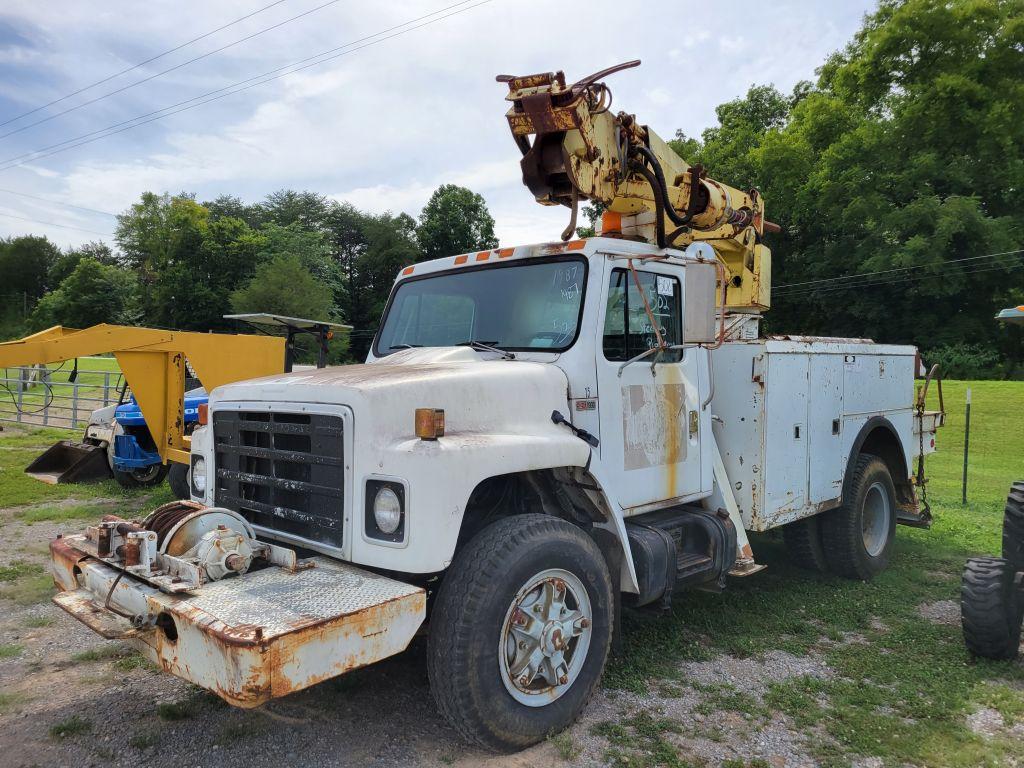 1987 INTERNATIONAL 1954 DIGGER TRUCK, S: 1HTLDUXN1HH474226 DIESEL INT 466 E