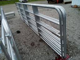 NEW 16' GALV GATE W/ CHAIN/HARDWARE