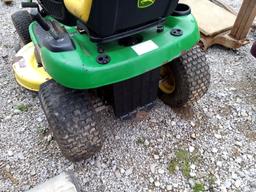 JOHN DEERE 102 5 SPEED 42'' RIDING MOWER RUNS+DRIVES