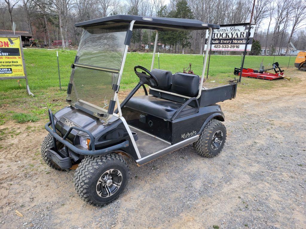 KUBOTA ELECTRIC GOLF CART, RUNS/DRIVES, HAS CHARGER, NO PAPERWORK