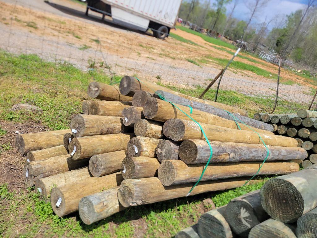 6X8 TREATED WOOD POSTS (28)