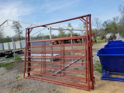 10' HD RED STEEL BOW GATE