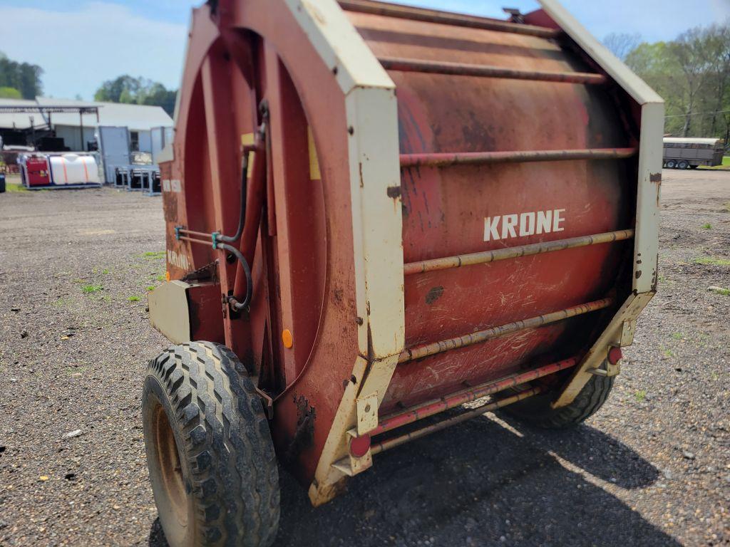 KR150 KRONE 4X5 ROUND BALER, SN: 5969, HAS MANUAL, SELLER SAYS IT IS FIELD